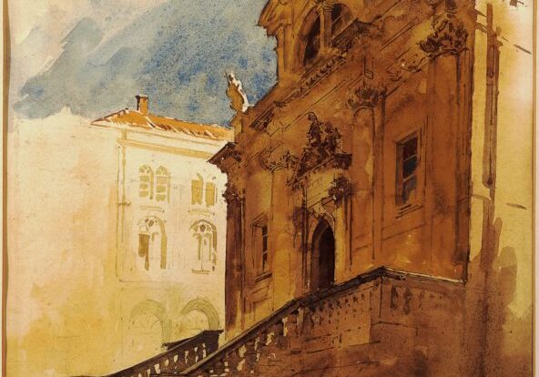 Dubrovnik Cathedral, by Clark Hulings