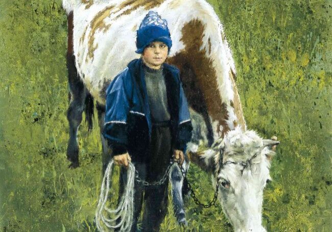 boy-with-cow by Clark Hulings