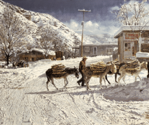 Woodbearers of Chimayo, by Clark Hulings