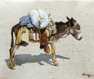 Sack Burro by Clark Hulings
