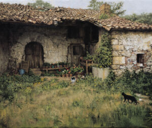 An Abandoned Stone House, by Clark Hulings
