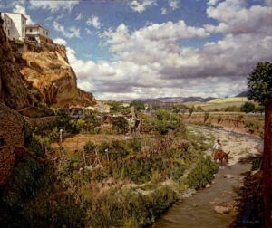 Below Ronda, by Clark Hulings