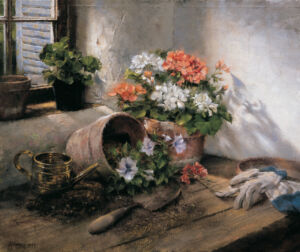 Corner in the Potting Shed, by Clark Hulings