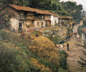 Evening Milking Time, by Clark Hulings