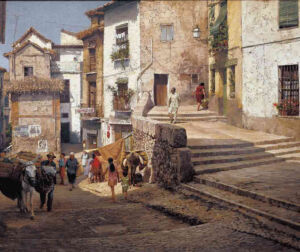 Granada Plaza, by Clark Hulings