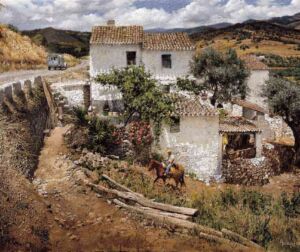 La Granja by Clark Hulings