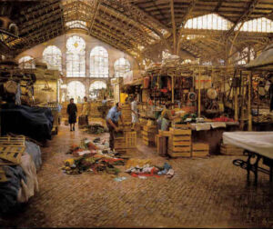 El Mercado Central, by Clark Hulings