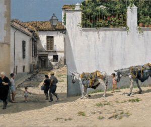 Old Route to Market, Granada by Clark Hulings
