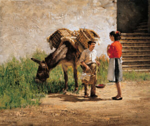 The Little Cherry Seller, by Clark Hulings