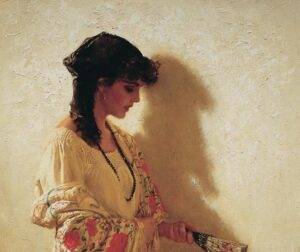 The Spanish Shawl by Clark Hulings