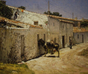 Washerwoman on the Roof, by Clark Hulings
